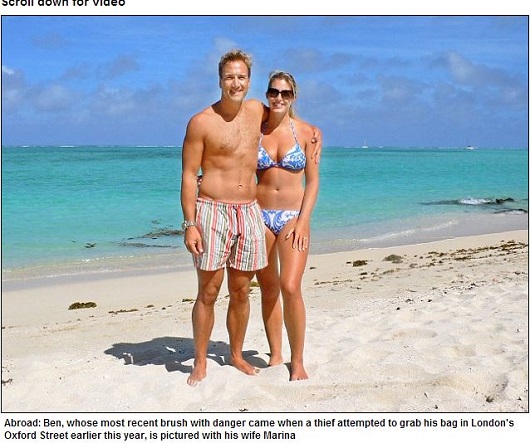 イギリスで最も災難に見舞われる男！ 有名TV司会者ベン・フォーグルの奇妙な不幸7の画像2