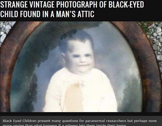 約200年前の「黒い目の子ども（BEK）」の写真が発見される！ BEKにトイレを貸した者も？の画像1