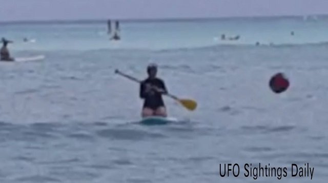 人混みの中を爆速で横切る卵型UFOが激撮される！ 米軍撮影のUFOと同型「地球人のデータ収集してる」＝ハワイの画像1