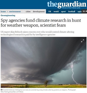 CIAが気象を人工的にコントロールする気象兵器研究に意欲か？の画像1