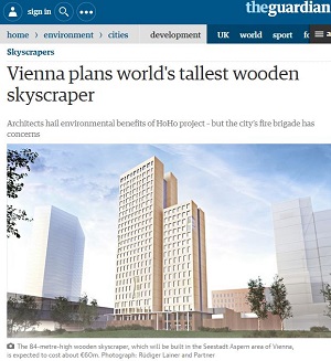 世界で最も高い「木造のビル」が建設予定か？＝芸術の都ウィーンの画像1