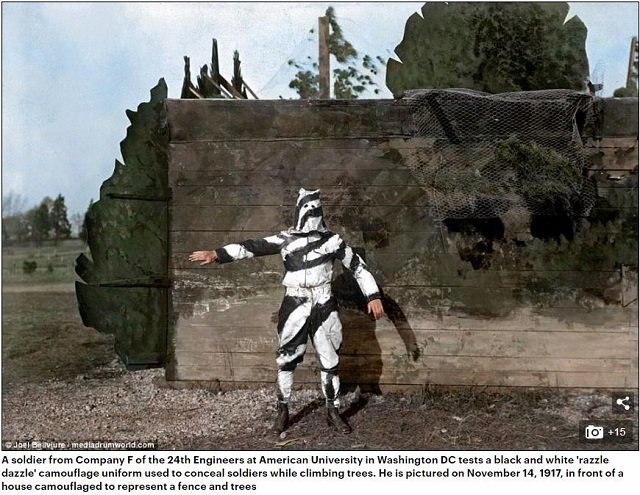 カラーで蘇った20世紀前半の軍人写真10枚がお茶目すぎる！ 海外で超大反響…  ヌードトラップ、象マシンガンも！の画像1