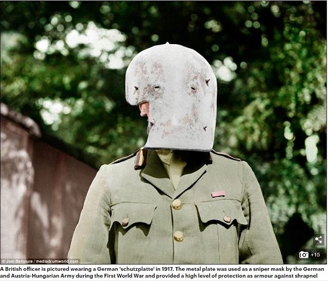 カラーで蘇った20世紀前半の軍人写真10枚がお茶目すぎる！ 海外で超大反響…  ヌードトラップ、象マシンガンも！の画像4