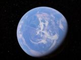 グーグルアースに「地球を縦断する巨大な白線」が出現! UFOか、2万キロの飛行機雲か議論沸騰!