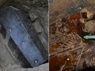 開封された古代エジプト「黒い石棺」が謎すぎて眠れなくなるレベル！ 3体の小さな遺骨、汚水、呪い… ミステリーまとめ