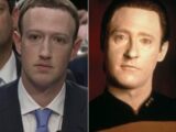 【衝撃】「ザッカーバーグは間違いなくアンドロイド」映像で完全特定される! 真後ろの男が遠隔操作、決定的証拠多数!