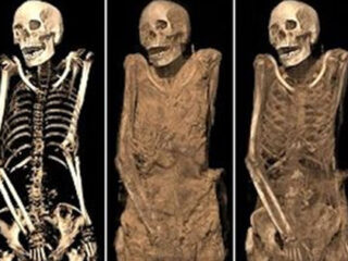 1300年前の女性ミイラの太ももに男の名前のタトゥー が刻まれていた！