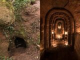 【衝撃】「ウサギの穴」を抜けたら、謎の巨大神殿が広がっていた! 超神秘的空間が公開される!=イギリス