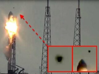 【衝撃映像】スペースXのロケット爆発にUFO関与か？攻撃される瞬間と、裏で渦巻く陰謀とは？