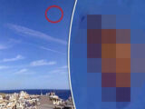 前代未聞の“空飛ぶ巨大クロワッサン”が激写される! 海底基地から飛び出した新種UFOか!?=マルタ島