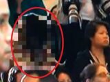 【衝撃】ヒラリーの敗北会見に“死神”が出席していた! 中継映像にクッキリ映り込む!