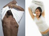 男女でＴシャツの脱ぎ方が違う理由が遂に判明！ 150万人が聞いて納得！