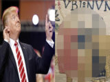 【衝撃】トランプ大統領が描かれた1000年前の刺繍画発見、タイムトラベラー説浮上! 金髪とポーズが完全一致、隣にプーチンの姿も!