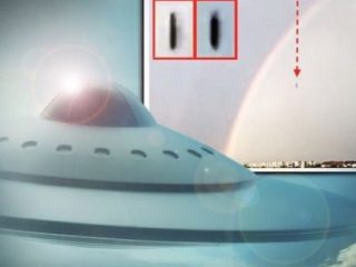 UFOが雷に打たれて虹から落っこちる決定的瞬間！ 地面激突の寸前に信じられない事態が…！＝英