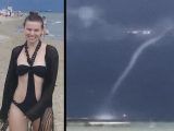 真珠型UFOが竜巻を無効化する瞬間を美女が撮影! 人類を救うノルディックエイリアンか?=イタリア