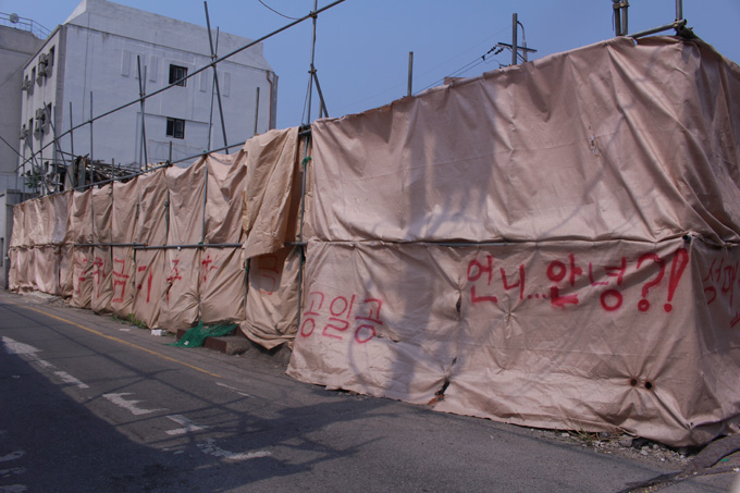 韓国に現存する「飾り窓」ヨンドゥンポを取材！ 飛田新地と酷似…ピンク電飾、かわいい子多め、廃墟風俗も！の画像6