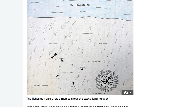 ブラジルのUFO遭遇事件、着地場所に明らかな異変!!  調査団が確認した画像が流出！の画像4