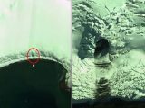 南極で人工の巨大洞窟が発見される! UFO基地か、地底世界への入口か、3m宇宙人の棲家の可能性も!