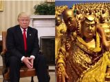 タイでトランプ大統領が“ゴールデン仏像”として崇拝されていると判明! トランプはブッダの生まれ変わりか?