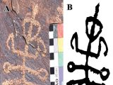 4万年前の「カマキリ人間」の岩絵がイランで発見される! 古代の地球に来た宇宙人か、「スクワッターマン」か!?