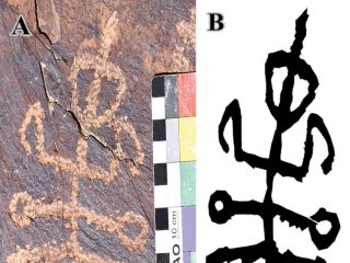 4万年前の「カマキリ人間」の岩絵がイランで発見される！ 古代の地球に来た宇宙人か、「スクワッターマン」か!?