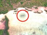 グーグルアースで地下UFO基地の出入口が発見される! 46mの異様な穴… 識者分析「レプティリアンの星間船専用」