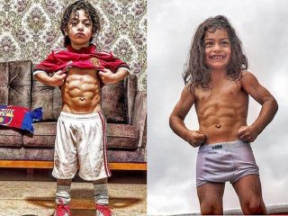 完璧なシックスパックを持つ6歳児がスゴい！ メッシやロナウドも驚愕、しかし炎上した理由とは!?