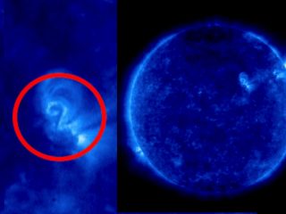 なんと…太陽に数字の「2」が出現!!! 超くっきり「エイリアンからのメッセージ」と専門家も大興奮