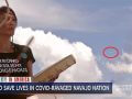 TVニュース生放送中に「雲に擬態した完全なるUFO」が写り込み、騒ぎに！ツツツーと横切る奇妙な姿…ケムトレイル説も！