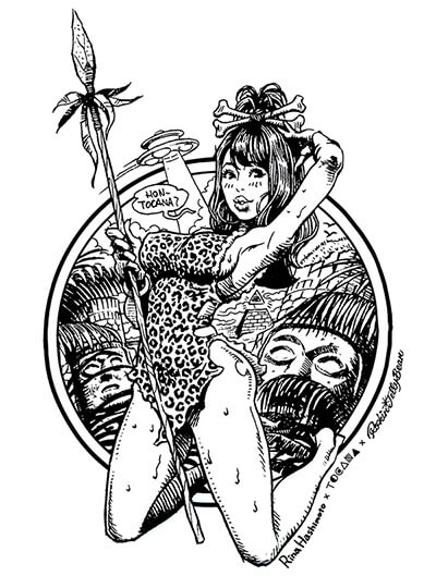 【緊急発売】RockinJelly Bean×橋本梨菜×TOCANAコラボTシャツ爆誕!! 数量超限定で激レア化&即完売は必至、最強エモカワな一枚の画像3