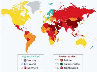 「世界報道自由度ランキング」最新版で日本の評価がヤバすぎる！ 「韓国より数段劣る」日本の報道規制の実態！