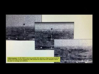 【最新UFO】米海軍駆逐艦に群がる「ピラミッド型UFO」衝撃映像が流出！ もう言い逃れはできない、UFOは現実だ！