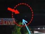 UFO、それとも…? インド上空に夜空を往復する奇妙な物体