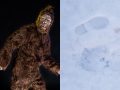 雪の上にビッグフットの巨大な足跡!? 伝説の獣人型UMAが実在する証拠か