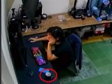 防犯カメラが捉えた「心霊映像(?)」がコロンビアの全国ニュースに!