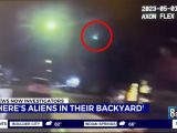 警察官のカメラが捉えた「夜空を疾走するUFO」映像! 住民が3mの宇宙人と遭遇!?=米