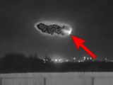 禍々しい姿のUFOが夜空をジグザク飛行! ヤバすぎる映像が撮影される!=米