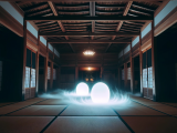 お寺の監視カメラが捉えた“謎の発光体”の正体に様々な意見が飛び交う!ホコリや虫ではなさそうだが…