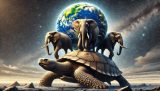 ゾウとカメが支える地球:古代の世界観は超大陸パンゲアを表しているのか