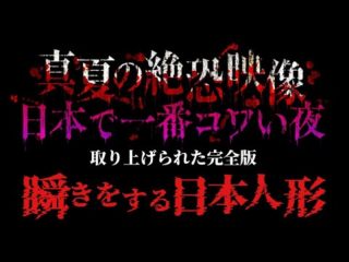 【真夏の絶恐映像 日本で一番コワい夜】はやせやすひろさんがとりあげてくれた瞬きをする日本人形の映像のすべて【呪物】（うえまつそうのMOYAI TUBE）