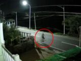 自転車に乗った人物が消失?奇妙な防犯カメラ映像が話題=フィリピン