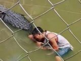 【閲覧注意】ワニを“置物”と勘違い！？ 自撮りしようとした観光客、襲われ重症…
