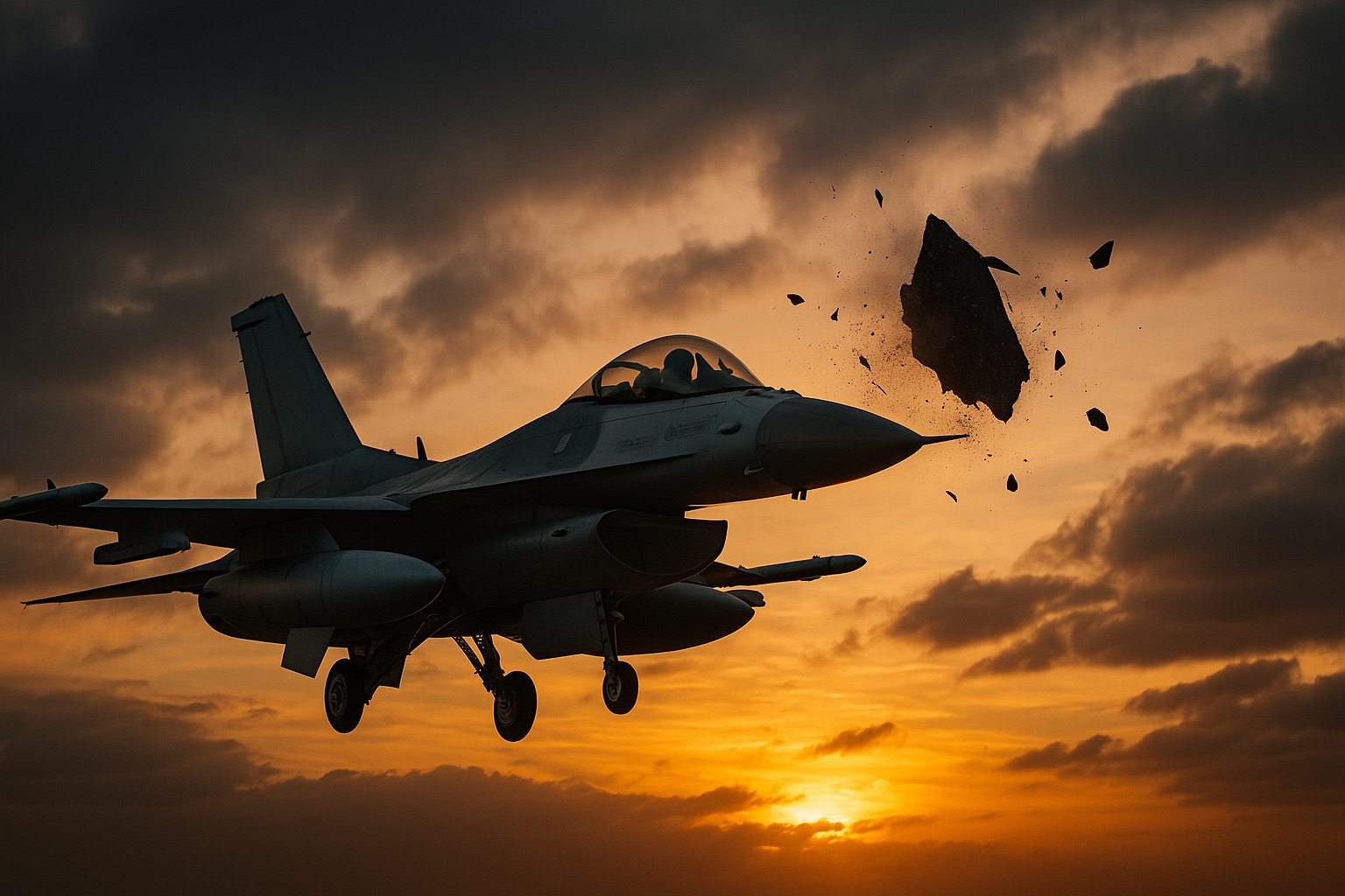 UFOか、新型ドローンか!? 国境上空、F-16戦闘機を襲った「見えざる敵」の恐怖の画像1
