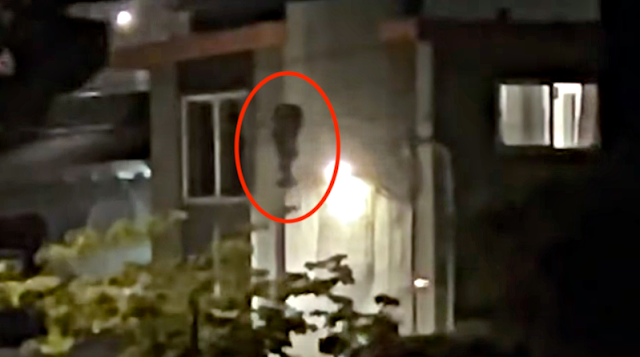窓を覗き込む“浮遊エイリアン”が住宅街に出現!?ロサンゼルスで撮影された謎の飛行体とはの画像1
