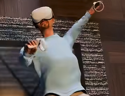 VRゲーム中、自宅で男性死亡…ガラステーブルに激突、衝撃の“最期”のシミュレーション映像が話題の画像1