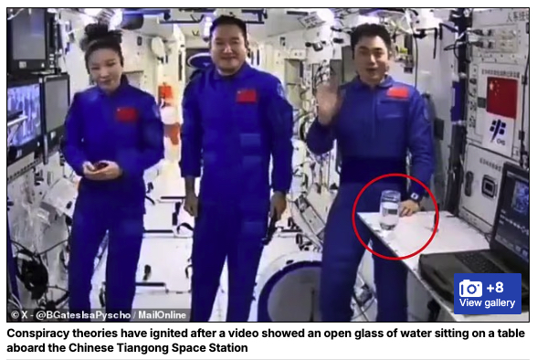 無重力空間で“水がこぼれないコップ”? 中国の宇宙映像が引き起こした大論争と科学が解き明かした衝撃の結末の画像1