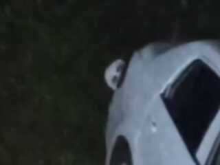 本物か、巧妙なフェイクか、 車の陰から現れた「人ならざるモノ」の頭部… エイリアン？スキンウォーカー？