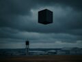 米空軍基地上空に「黒い立方体UAP」が出現していた