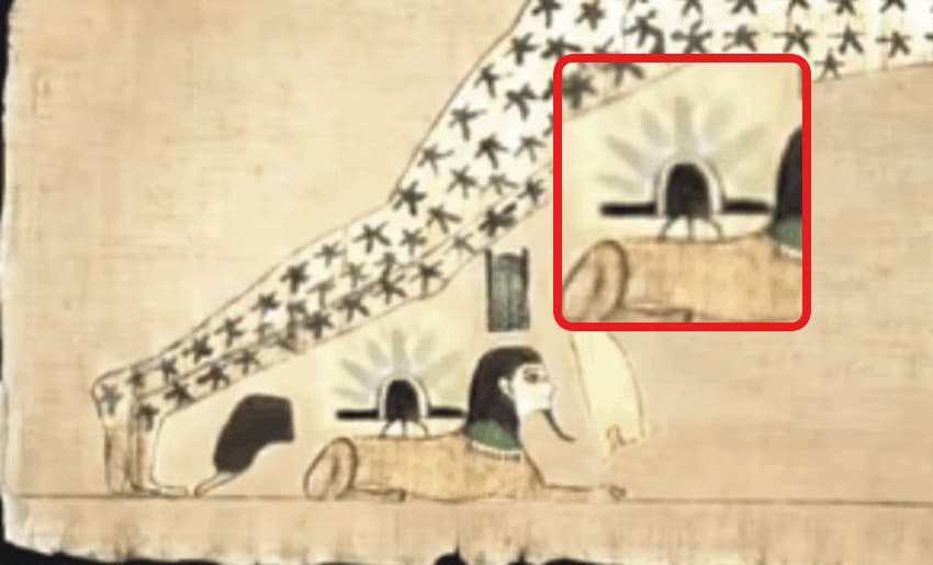 古代エジプトのパピルスに「UFO着陸」が描かれていた!? スフィンクスに降り立つ謎の円盤の画像1