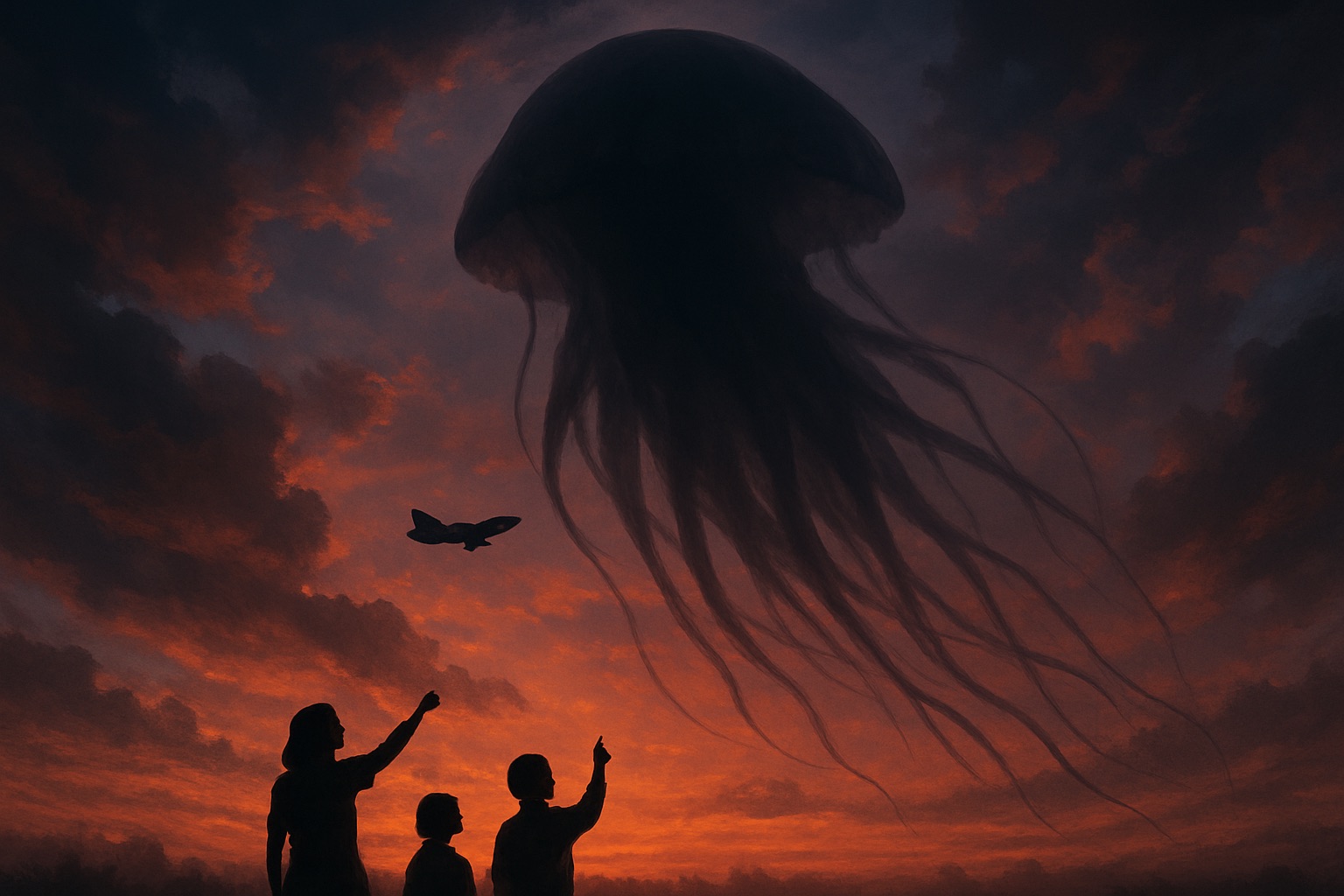空飛ぶイカや空飛ぶクラゲ… 古今東西で相次ぐ“空中浮遊UMA”目撃事例8選!の画像4